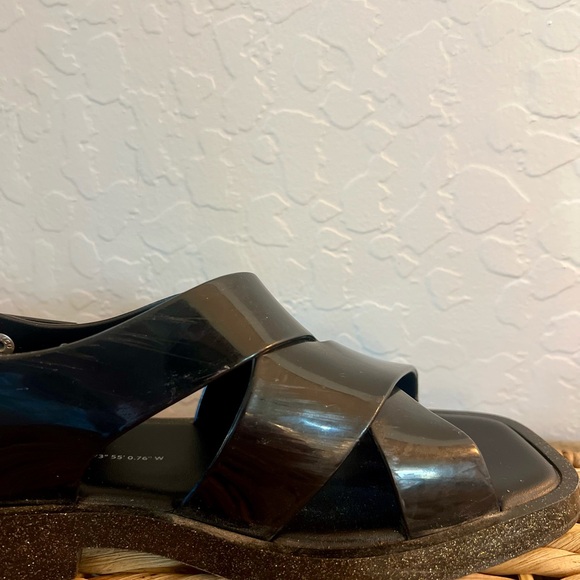Melissa Black Sandals size 7 - Picture 3 of 7